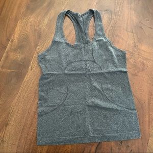 Lululemon Swiftly Tech Racerback Dark Grey Size 6